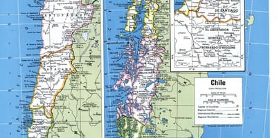 வரைபடம் விரிவான சிலி