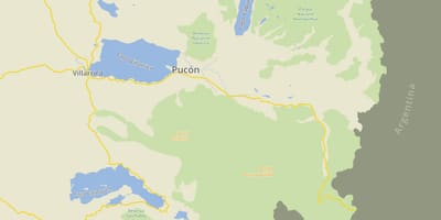 வரைபடம் pucon சிலி